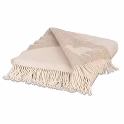 Ullpläd Beige Lennie - Shepherd