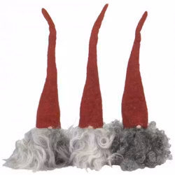 Åsas Tomtebod Skäggtomte Liten röd luva