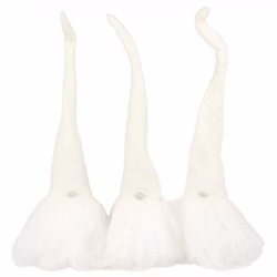 Åsas Tomtebod Skäggtomte Liten vit luva