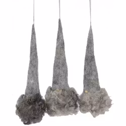 Åsas Tomtebod Tomte Grankvist grå luva grått skägg