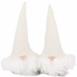 Åsas Tomtebod Valter 35 cm vätte vit/vit