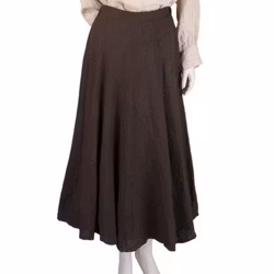 Linnekjol Luna 36-40 cioccolato