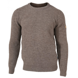 Ivanhoe stickad herrtröja 100% ull mullvad
