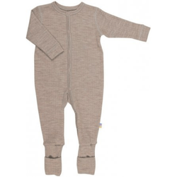 Underställ/Pyjamas baby 100% merinoull sesam