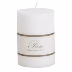 Blockljus stearin 7x10 cm