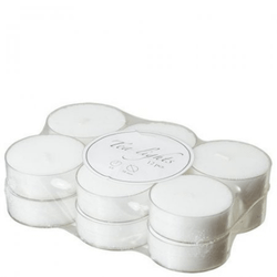 Stora värmeljus i plastkopp 12-pack 8h brinntid