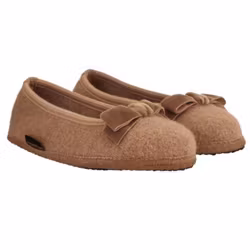 Haflinger ballerina dam kamel ulltofflor