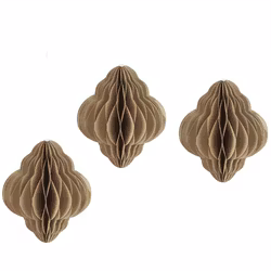 Juldekoration i papper sand 3-pack