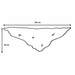 Trekantssjal naturvit ullsjal spetsstickad