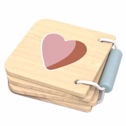 Liten bok i trä för baby