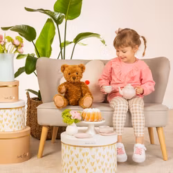 Nallebjörn 37 cm ledad brun  Teddy Hermann