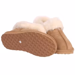 Fårskinnstofflor Dam Axelda Dovre chestnut