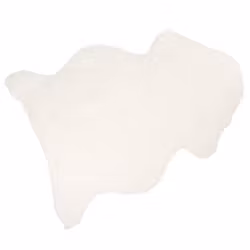 Fårskinn Vitt