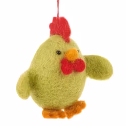 Ulldjur påskkyckling grön