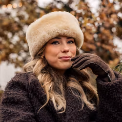 Fårskinnsmössa Harka chestnut Shepherd