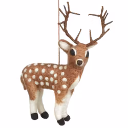 Ulldjur hänge hjort