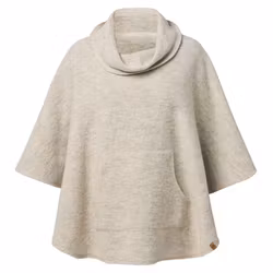 Ivanhoe Humla Poncho ljusbeige ull