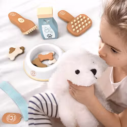 Hundvalp med tillbehör & väska