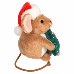 Julmus med julgran 11cm Teddy Hermann