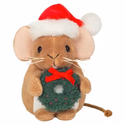 Julmus med krans 11cm Teddy Hermann