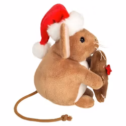 Julmus med pepparkaksgubbe 11cm Teddy Hermann