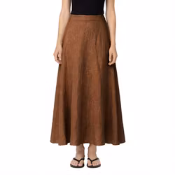 Linnekjol Luna 36-40 tabacco