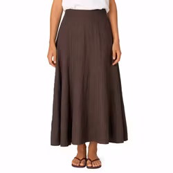 Linnekjol Luna 36-40 cioccolato