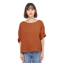Linneblus Serena 36-42 terracotta