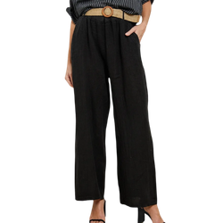 Linnebyxor Antonia 36-40 nero