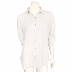 Linneskjorta Donna 36-40 bianco