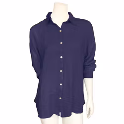 Linneskjorta Donna 36-40 marina