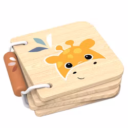 Liten bok i trä för baby