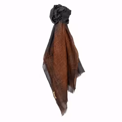 Stor kashmirsjal i 100% cashmere Midnight 90x205 cm – Oats & Rice