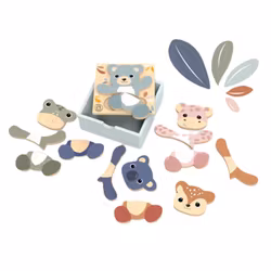 Mix & match pussel i trä