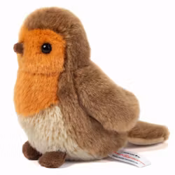 Rödhake gosedjur 15cm Teddy Hermann
