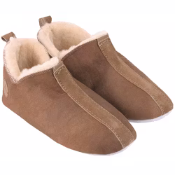Fårskinnstofflor Dam Shepherd Lina cognac