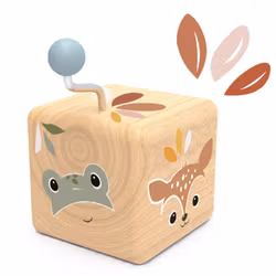 Speldosa/musiklåda i trä