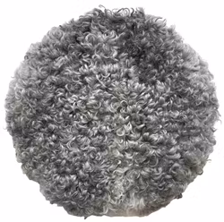 Stolsdyna Fårskinn Gotland ljusgrå 36 cm vadderad