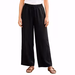 Linnebyxor Anna 36-40 nero