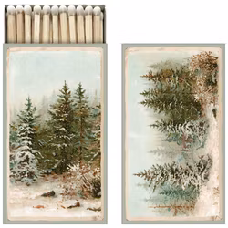 Tändsticksask Julskog - granar Sköna Ting