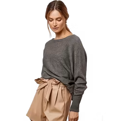 Tröja med pingvinärm viskosmix rosmarino