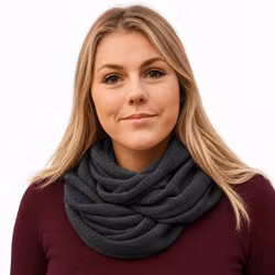 Tubsjal Grafitgrå 100% ull Mariedal