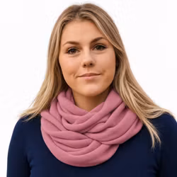Tubsjal Pink blush 100% ull Mariedal