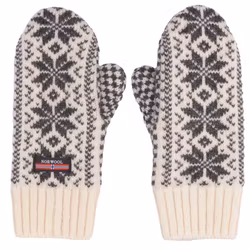 Ullvantar norwool fodrade naturvit dam