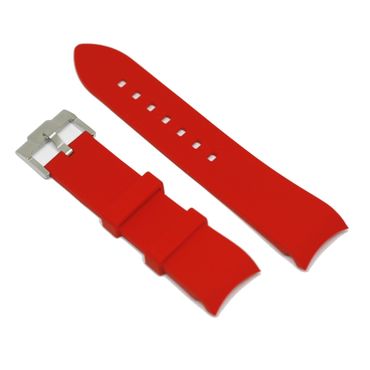 Gummirem Curved 22mm Rød