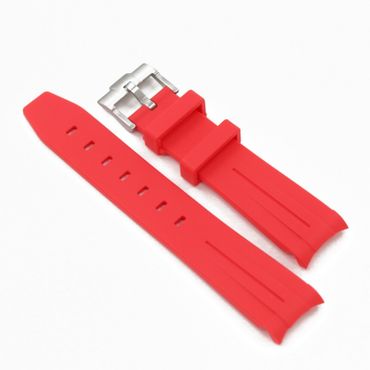 Gummirem Curved 21mm Rød