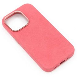 iPhone 14 Pro Alcantara Magsafe Case Rosa