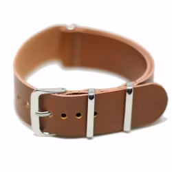 NATO Strap Kunstskinn Brun
