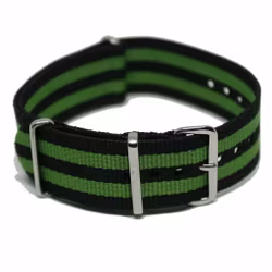NATO Strap 24MM Sort/grønn