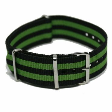 NATO Strap 24MM Sort/grønn